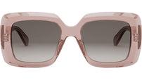 CELINE 3 Dots Pink Square Sunglasses