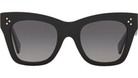 CELINE 3 Dots Shiny Black Cat Eye Sunglasses