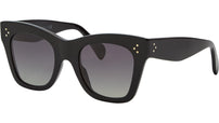 CELINE 3 Dots Shiny Black Cat Eye Sunglasses