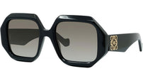 Anagram Black Geometric Sunglasses