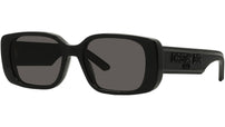 WilDior S2U Black Low Rectangular Sunglasses