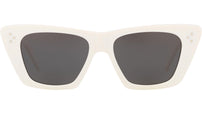 CELINE 3 Dots White Cat Eye Sunglasses