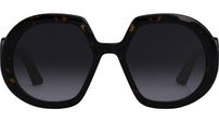 DiorBobby R1U Havana Geometric Sunglasses