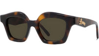 Curvy Tortoise Geometric Sunglasses