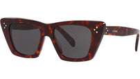 CELINE 3 Dots Dark Havana Cat Eye Sunglasses