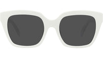 CELINE Monochroms Ivory Square Sunglasses