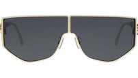 Fendi Disco Gold Geometric Sunglasses