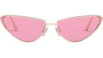 MissDior B1U Gold Cat Eye Sunglasses