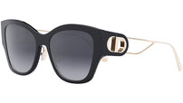 30Montaigne B2U Black Square Sunglasses