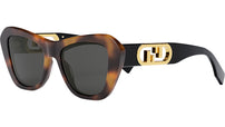 O'Lock Havana Rectangular Sunglasses