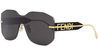 Fendigraphy Black Geometric Sunglasses