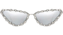 MissDior B1U Silver Cat eye Sunglasses