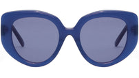 Curvy Blue Butterfly Sunglasses