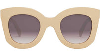 CELINE 3 Dots Beige Butterfly Sunglasses