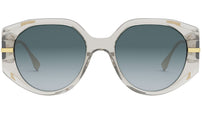 Fendigraphy Grey Oval Sunglasses