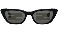 Baguette Black Cat Eye Sunglasses