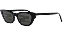 Baguette Black Cat Eye Sunglasses