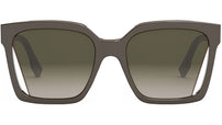 Fendi Way Brown Square Sunglasses