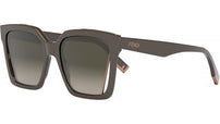 Fendi Way Brown Square Sunglasses