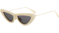 MissDior B1U Gold Cat Eye Sunglasses