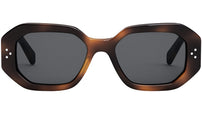 CELINE 3 Dots Havana Geometric Sunglasses