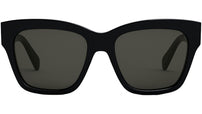 Triomphe Black Geometric Sunglasses