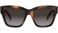 Triomphe Classic Havana Geometric Sunglasses