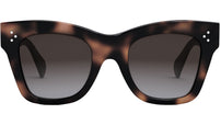 CELINE 3 Dots Havana Pink Cat Eye Sunglasses