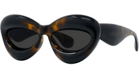 Inflated Tortoise Cat Eye Sunglasses