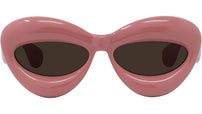 Inflated Pink Cat Eye Sunglasses