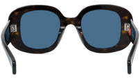 1970 Havana Oval Sunglasses