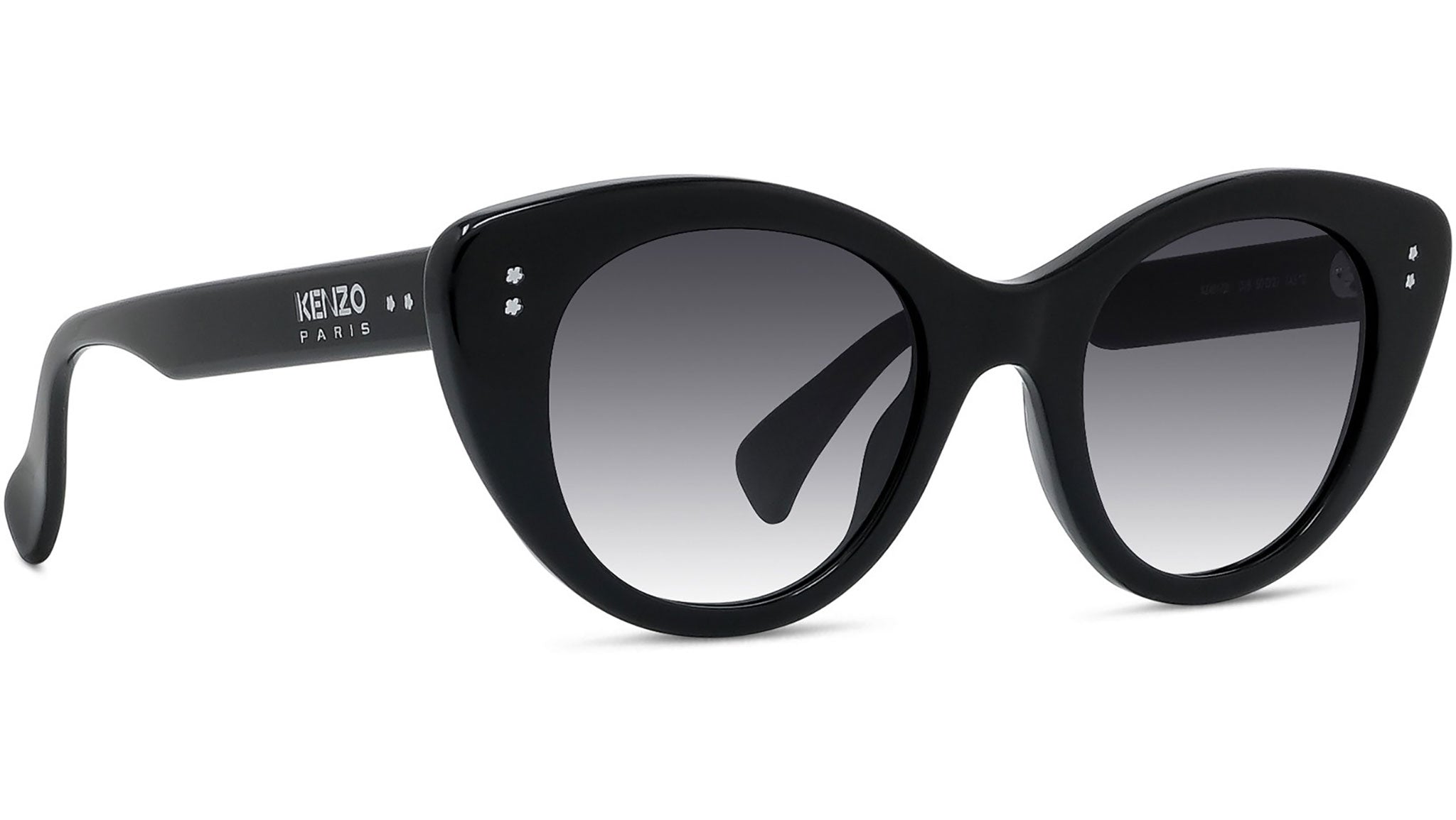 Boke Flower Black Cat eye Sunglasses