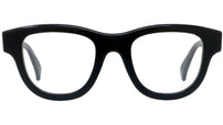 1970 Black Geometric Eyeglasses