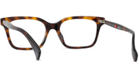 Boke Flower Havana Rectangular Eyeglasses