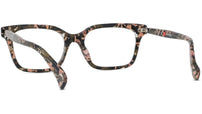 Boke Flower Havana Rectangular Eyeglasses