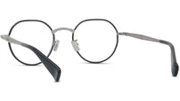 Boke Flower Silver Round Eyeglasses