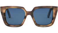 DiorMidnight S1I Caramel Havana Square Sunglasses