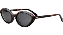 CELINE Thin Dark Havana Cat Eye Sunglasses