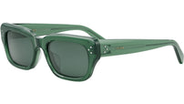 CELINE 3 Dots Green Rectangular Sunglasses