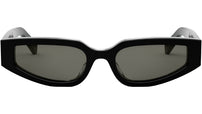 Triomphe Black Geometric Sunglasses