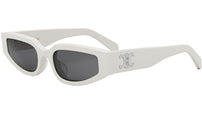 Triomphe Ivory Geometric Sunglasses