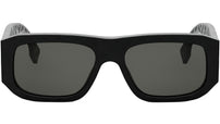 Fendi Shadow Black Rectangular Sunglasses