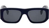 Fendi Shadow Blue Rectangular Sunglasses