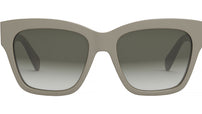 Triomphe Classic Khaki Geometric Sunglasses