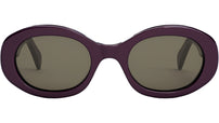 Triomphe Purple Oval Sunglasses