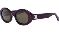 Triomphe Purple Oval Sunglasses