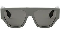 O'Lock Grey Geometric Sunglasses