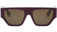 O'Lock Violet Geometric Sunglasses