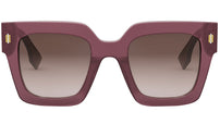 Fendi Roma Purple Square Sunglasses