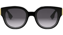 Fendi First Black Round Sunglasses